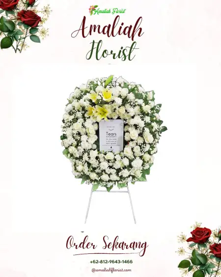 Krans Bunga Duka Prasutan